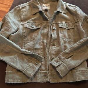 TOMMY BAHAMA ARMY GREEN JACKET XS